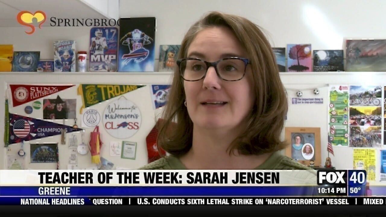 Teacher of the Week: Sarah Jensen